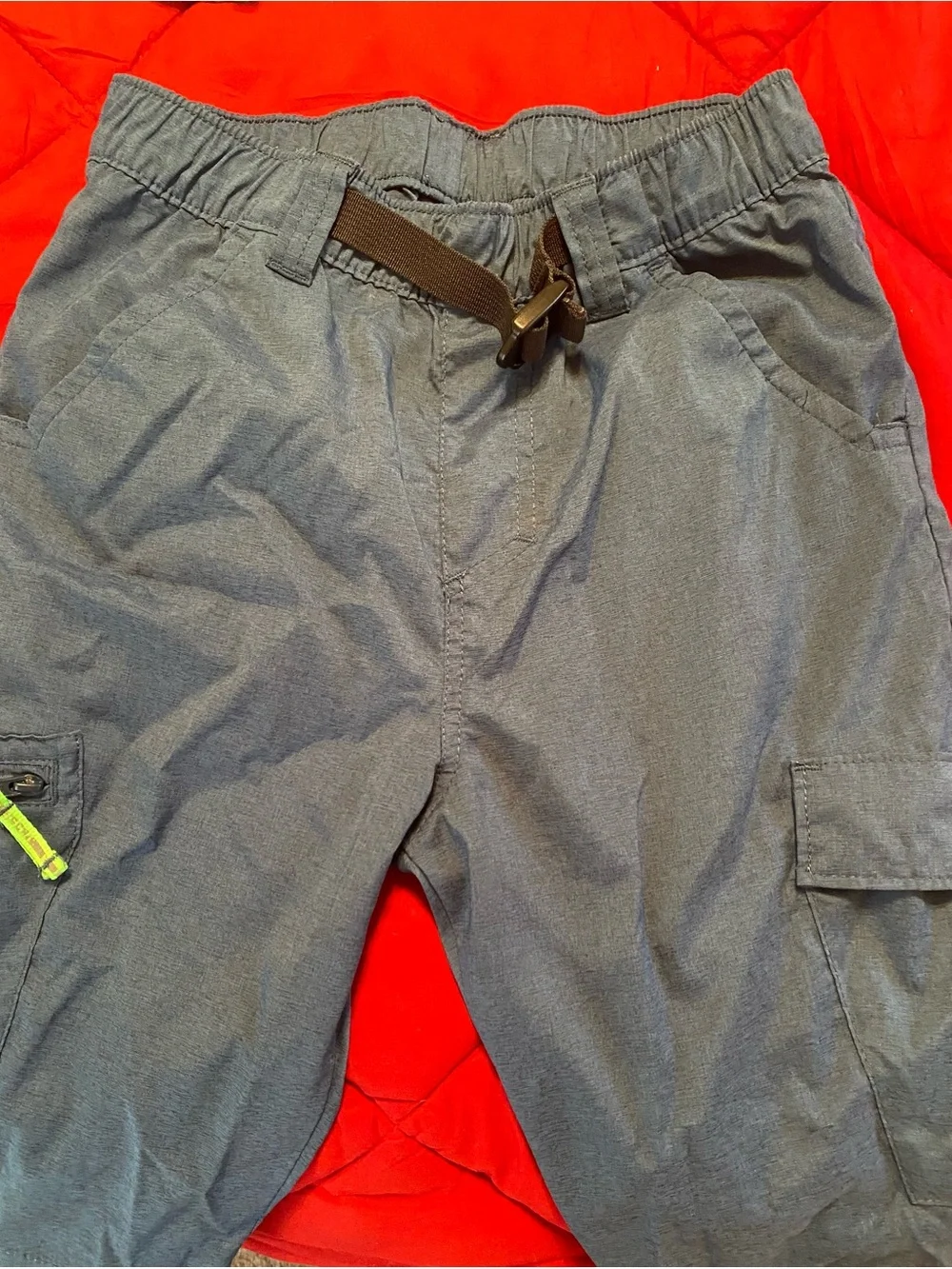 Wrangler Kids' Shorts in Blue, Charcoal & Cream